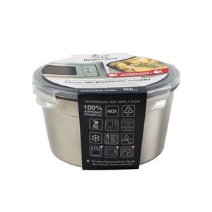 FIAMBRERA ACERO 0.6L REDONDO MICROHORNO STA CLARA - 8433774787754
