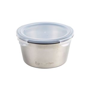 FIAMBRERA ACERO 0.6L REDONDO MICROHORNO STA CLARA - 8433774787754-1