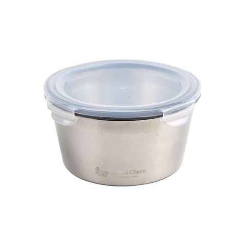 FIAMBRERA ACERO 0.6L REDONDO MICROHORNO STA CLARA - 8433774787754-1