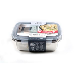 FIAMBRERA ACERO 0.6L APTA MICROONDAS Y HORNO STA CLARA - 8433774745020