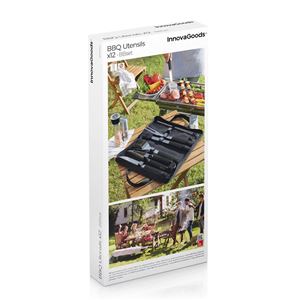 KIT DE 6 UTENSILIOS PARA BARBACOA CON MALETIN - 8435527824792-3