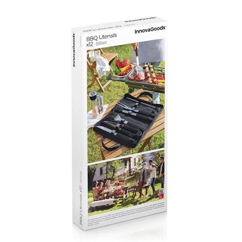 KIT DE 6 UTENSILIOS PARA BARBACOA CON MALETIN - 8435527824792-3
