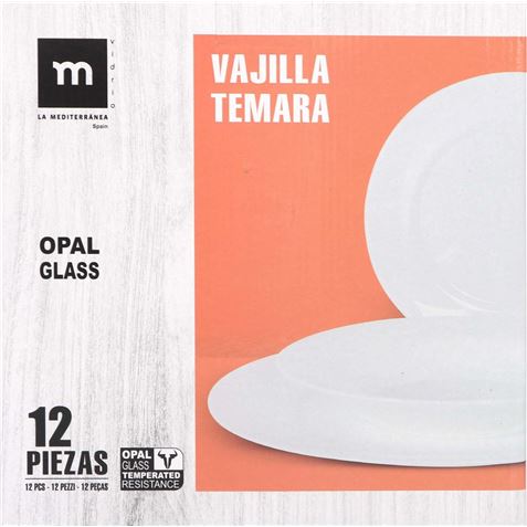 VAJILLA 12 PIEZAS TEMARA - 8435476277199-1