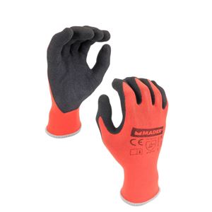 GUANTES DE PROTECCION NYLON + SPANDEX + NITRILO M MADER - 96441