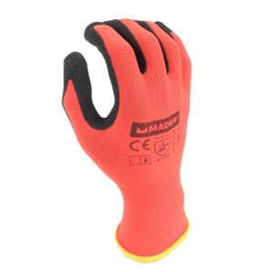 GUANTES DE PROTECCION NYLON + SPANDEX + NITRILO L MADER - 96442-1