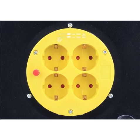 ENROLLADOR DE CABLE METALICO 50M 3X2.5MM - 56055-1