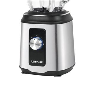 REACONDICIONADA BATIDORA INOXIDABLE VASO CRISTAL 1800W 1.5 LITROS MUVIP - MV0651-1