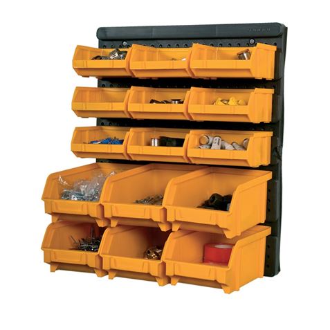 REACONDICIONADO PANEL ORGANIZADOR POLIPROPILENO DE 15 CUBOS ARTPLAST - 322-1