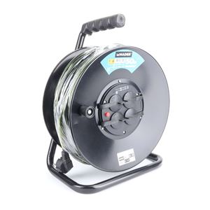 ENROLLADOR DE CABLE 50 METROS CABLE 3X2.5MM MADER - 68019