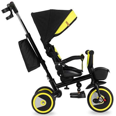 TRICICLO MULTIFUNCION 5 EN 1 YELLOW INVIDIA MOMI - ROTR00003-2