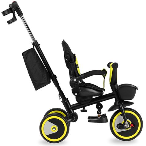 TRICICLO MULTIFUNCION 5 EN 1 YELLOW INVIDIA MOMI - ROTR00003-4