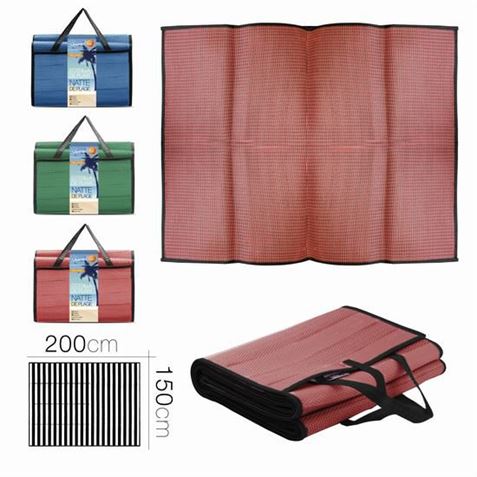 ESTERILLA DE PLAYA 150X200 COLORES SURTIDOS