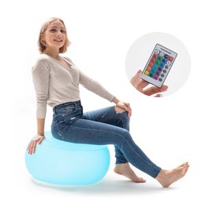 ASIENTO HINCHABLE LED CON MANDO A DISTANCIA |100KG | IP68 | INNOVAGOODS - V0103503