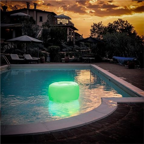 ASIENTO HINCHABLE LED CON MANDO A DISTANCIA |100KG | IP68 | INNOVAGOODS - V0103503-2