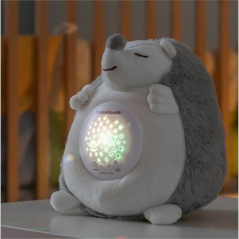 ERIZO DE PELUCHE SPIKEY CON RUIDO BLANO Y QUITAMIEDOS INNOVAGOODS - V0103194-4