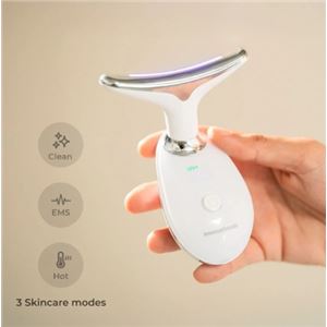 MASAJEADOR FACIAL ELECTRICO PARA CARA Y CUELLO 500mAh INNOVAGOODS - V0104021-1