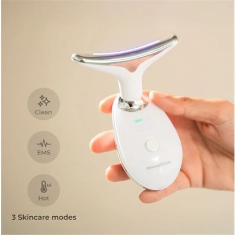 MASAJEADOR FACIAL ELECTRICO PARA CARA Y CUELLO 500mAh INNOVAGOODS - V0104021-1