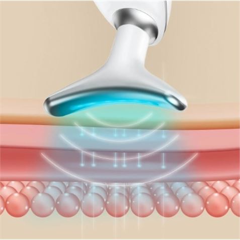 MASAJEADOR FACIAL ELECTRICO PARA CARA Y CUELLO 500mAh INNOVAGOODS - V0104021-3