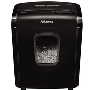 DESTRUCTORA FELLOWES 6M MINICORTE DE 4X12MM NEGRA - 043859743568