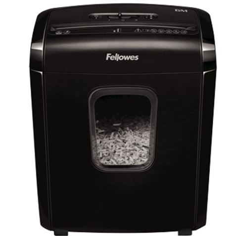 DESTRUCTORA FELLOWES 6M MINICORTE DE 4X12MM NEGRA - 043859743568