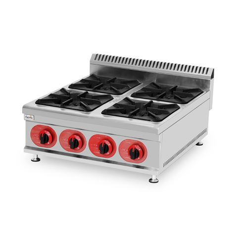 REACONDICIONADA COCINA A GAS PROFESIONAL 4 FUEGOS CHEF PRO - CF0129-1