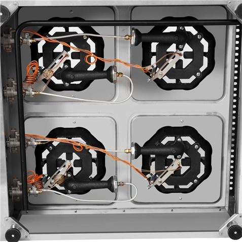 REACONDICIONADA COCINA A GAS PROFESIONAL 4 FUEGOS CHEF PRO - CF0129-11