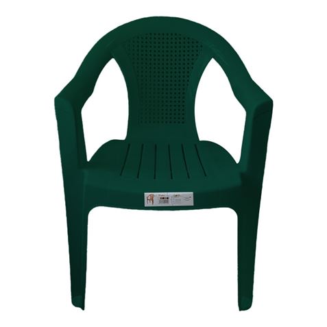 REACONDICIONADA SILLA DE JARDIN VERDE 56X57X79CM - 76177