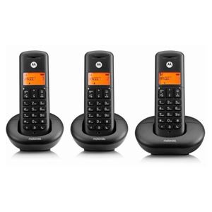 TELEFONO DECT MOTOROLA TRIO NEGRO - E203TRIO