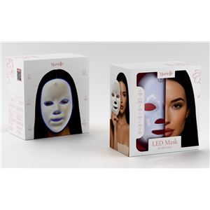 MASCARA DE TERAPIA DE LUZ LED BLANCA MARIELLE - GSM195621-4