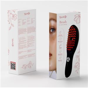 CEPILLO PARA MASAJE DE CABEZA CON FUNCION VAPOR Y LUZ NEGRO MARIELLE - GSM195623-3