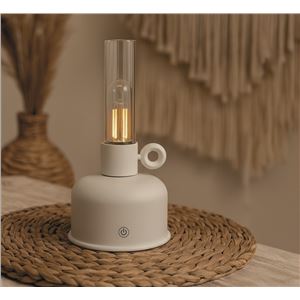 LAMPARA DE ACEITE LED VINTAGE BEIGE FOREVER - RTV222438-1
