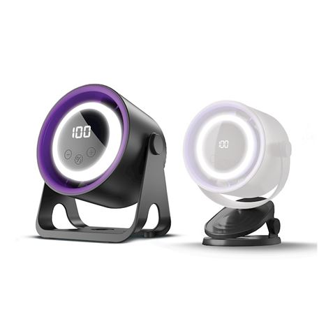 VENTILADOR DE ESCRITORIO CON LAMPARA 1800MAH + SOPORTE ADICIONAL FOREVER - RTV222448-2