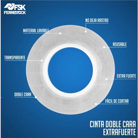 CINTA DOBLE CARA EXTRA REU.20MMX3MX1MM - FSKNAN001-1