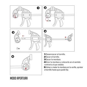 SARGENTO APRIETE 6"/150 MM 2PCS FONTASTOCK - FSKSAM002-3