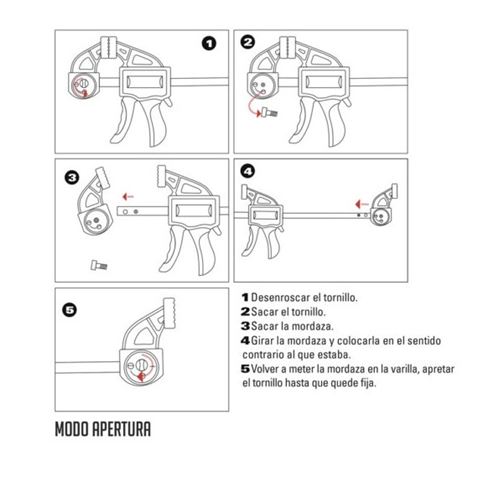 SARGENTO APRIETE 6"/150 MM 2PCS FONTASTOCK - FSKSAM002-3
