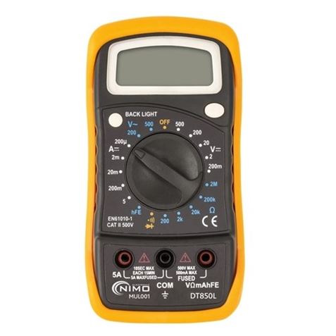 MULTIMETRO DIGITAL DT-850L - MUL001