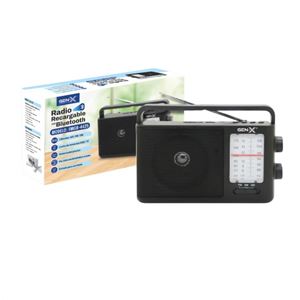 RADIO 3 BANDAS AM/FM/SW ALTA SENSIBILIDAD GENX - FMGB-4425