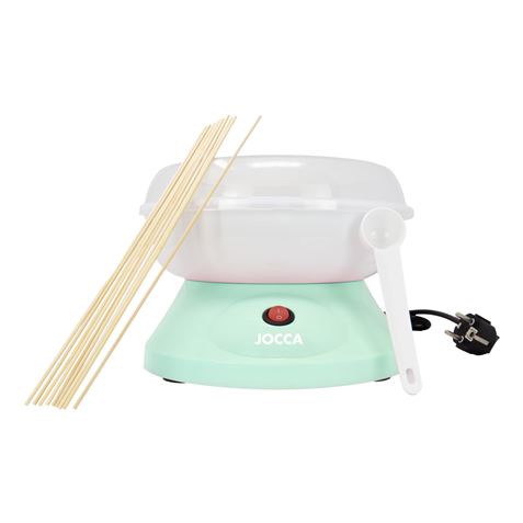 REACONDICIONADA MAQUINA DE ALGODON DE AZUCAR VINTAGE TURQUESA JOCCA - 1505T-1