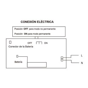 LUZ DE EMERGENCIA 300 LUMENES 6000K ELBAT - EB0424-3
