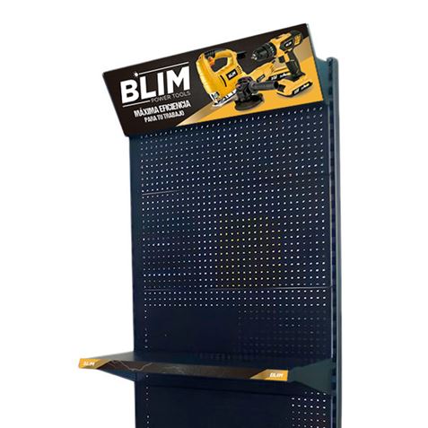 EXPOSITOR BLIM POWER TOOLS 900X450X2200MM