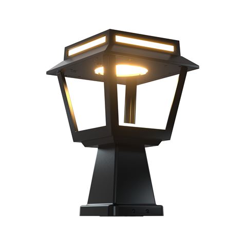 FAROL LED SOLAR 2 EN 1 SERIE PRO TOWER DUO 15W 1600LM 3 TEMPERATURAS ELBAT - EB0605-8