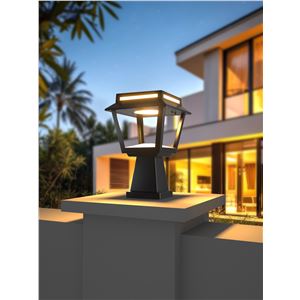 FAROL LED SOLAR 2 EN 1 SERIE PRO TOWER DUO 15W 1600LM 3 TEMPERATURAS ELBAT - EB0605-10