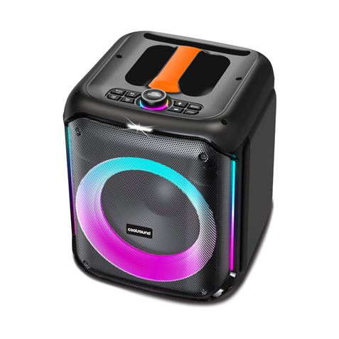 REACONDICIONADO ALTAVOZ KARAOKE PORTATIL PARTYBOX 8" COOLSOUND - CS0270-1