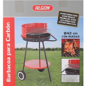 BARBACOA REDONDA C/RUEDAS 42X76.5CM ALGON - BY01010578223-2