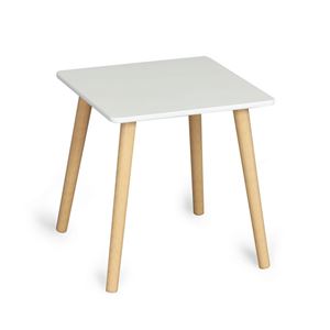 MESITA AUXILIAR MADERA BLANCA CUADRADA - BY05014179142