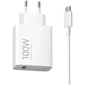 CARGADOR DE PARED XIAOMI 100W CABLE USB-A + USB-C - BHR095VEU