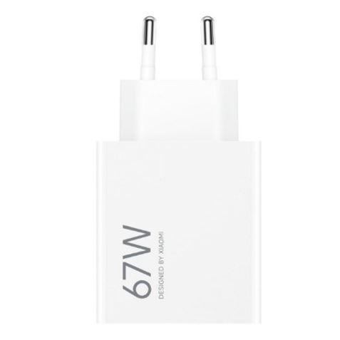 CARGADOR DE PARED 67W HIPERCARGA USB-A BLANCO XIAOMI - BHR07SKEU-1