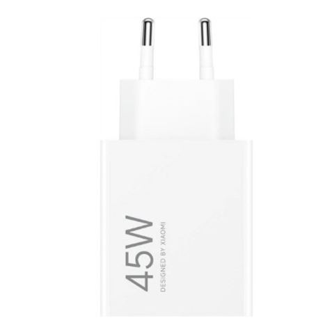 CARGADOR DE PARED 45W QC3.0 - USB-A | CARGA RAPIDA BLANCO XIAOMI - BHR07SLEU-1