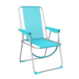SILLA PLEGABLE ALUMINIO AGUAMARINA 53X56X78CM - 10307M