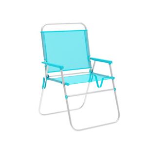 SILLA PLEGABLE ALUMINIO AGUAMARINA 52X56X80CM - 10308